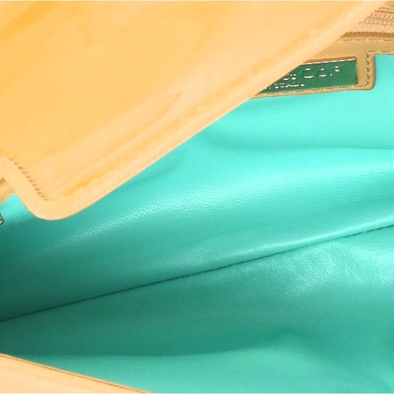 TIFFANY&Co. Enamel Chain Shoulder Handbag Size ONE SIZE