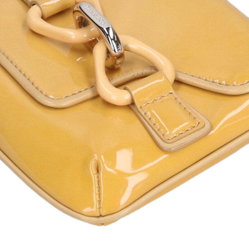 TIFFANY&Co. Enamel Chain Shoulder Handbag Size ONE SIZE
