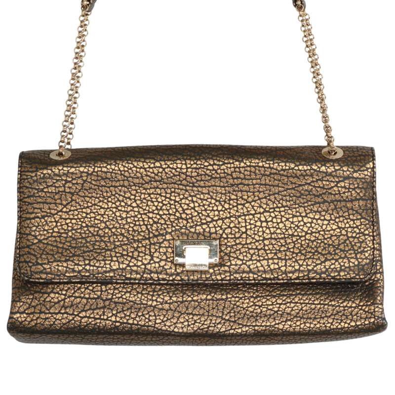 TIFFANY&Co. Coated Chain Shoulder Handbag Gold Size ONE SIZE
