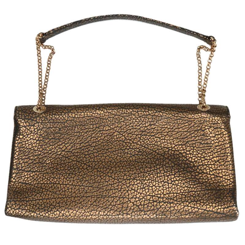 TIFFANY&Co. Coated Chain Shoulder Handbag Gold Size ONE SIZE