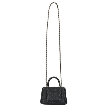 CHANEL Coco Handle Mini Caviar Skin Handbag Size ONE SIZE