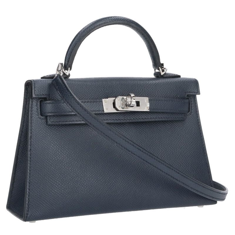 HERMES Mini Kelly 2 Epsom Leather Shoulder Size ONE SIZE