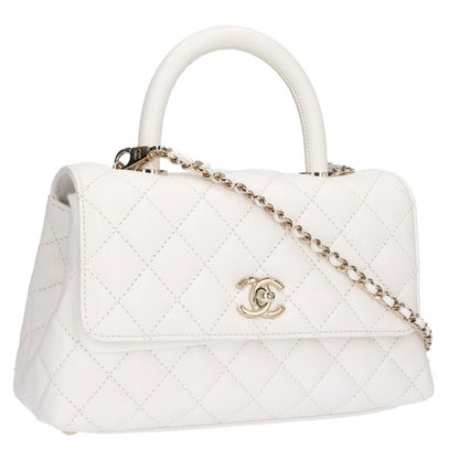 CHANEL Coco Handle 24 Caviar Skin Handbag Size ONE Multi