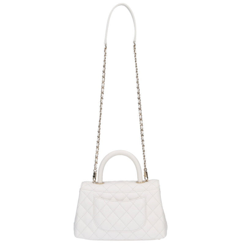 CHANEL Coco Handle 24 Caviar Skin Handbag Size ONE Multi