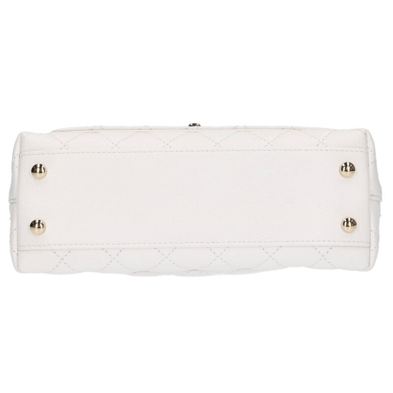 CHANEL Coco Handle 24 Caviar Skin Handbag Size ONE Multi