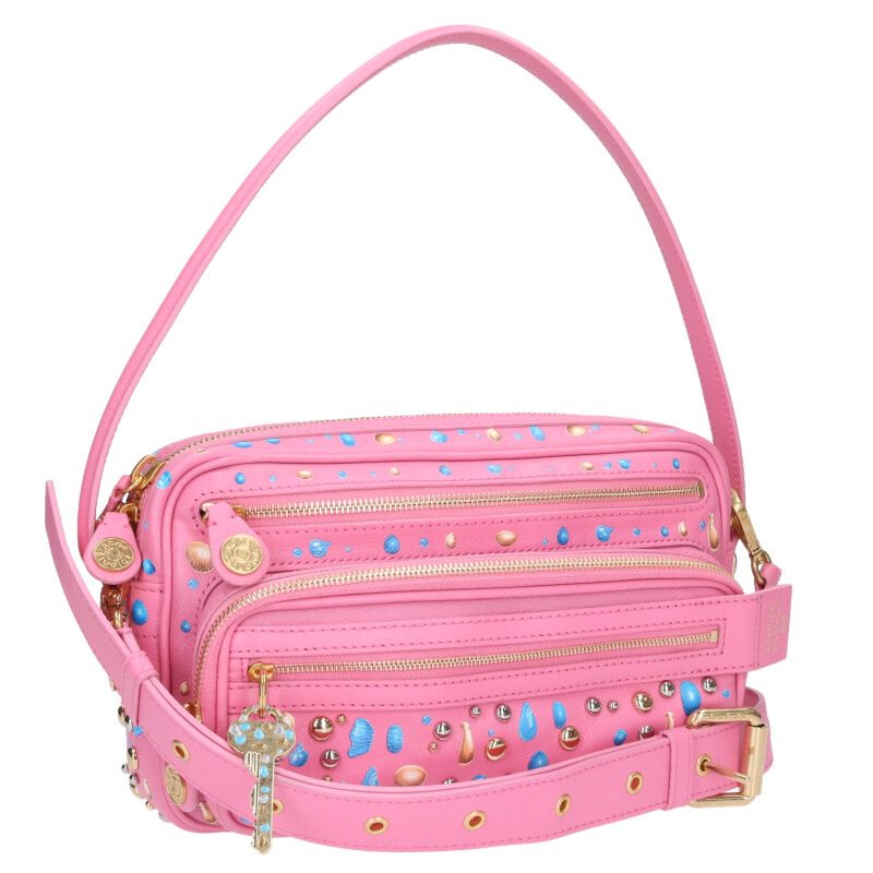 ACNE STUDIOS Camero Party Studs Print Leather Size ONE SIZE