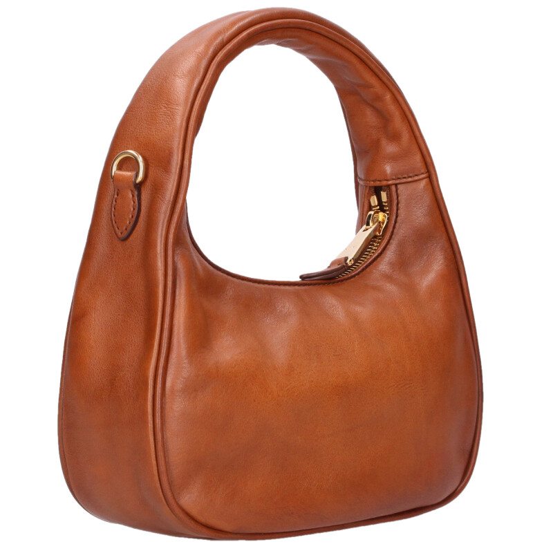 miumiu 26SS Hobo Leather Handbag Brown Size ONE SIZE