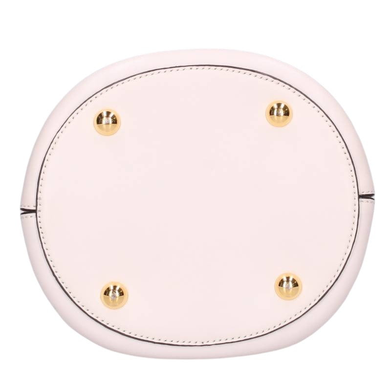 MARNI Panier Circle Bucket Handbag White Size ONE SIZE