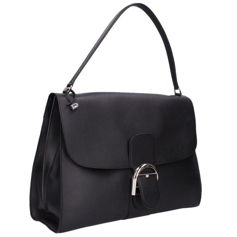 DELVAUX Brillant Tempo MM Leather 2-Way Bag Size ONE SIZE