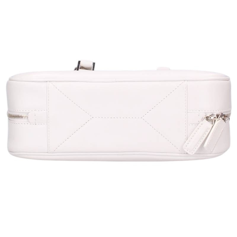 JILSANDER J-Vision 2-Way Leather Handbag White Size ONE SIZE