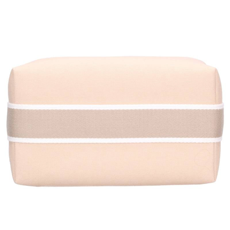 HERMES Bride-a-Brac PM Canvas Handbag Beige Size ONE SIZE
