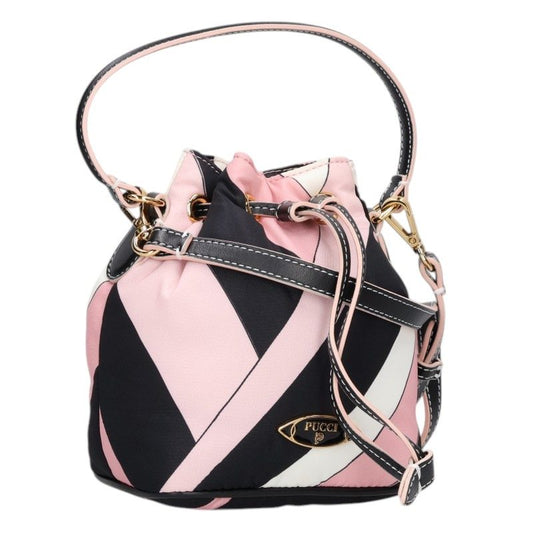 EMILIO PUCCI Yummy Bucket 2-Way Handbag Pink Size ONE SIZE