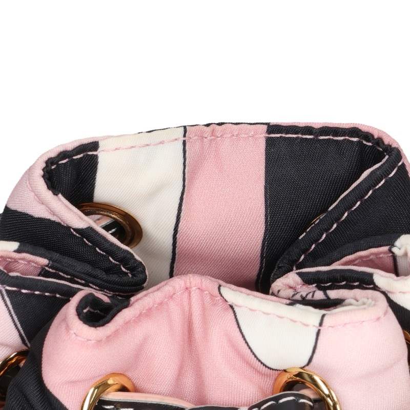 EMILIO PUCCI Yummy Bucket 2-Way Handbag Pink Size ONE SIZE