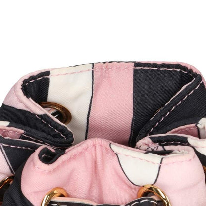 EMILIO PUCCI Yummy Bucket 2-Way Handbag Pink Size ONE SIZE