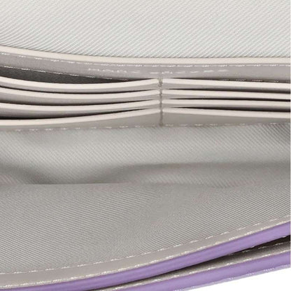 MARC JACOBS Leather Mini Handbag Purple Size ONE SIZE