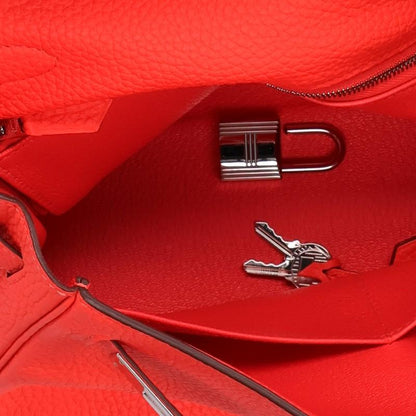 HERMES Taurillon Clemence Capucine Handbag Size 28