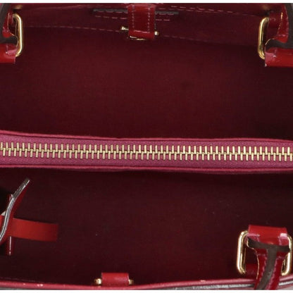 LOUISVUITTON Vernis Montaigne BB Handbag Red Size ONE SIZE