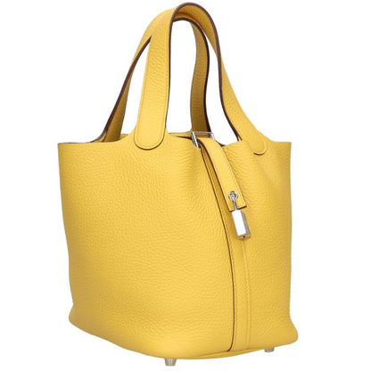 HERMES Picotin Lock PM Clemence Sun Handbag Size PM