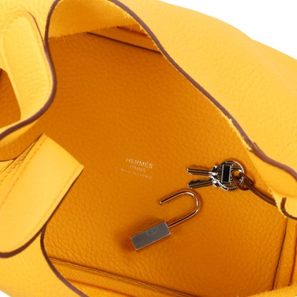 HERMES Picotin Lock PM Clemence Sun Handbag Size PM