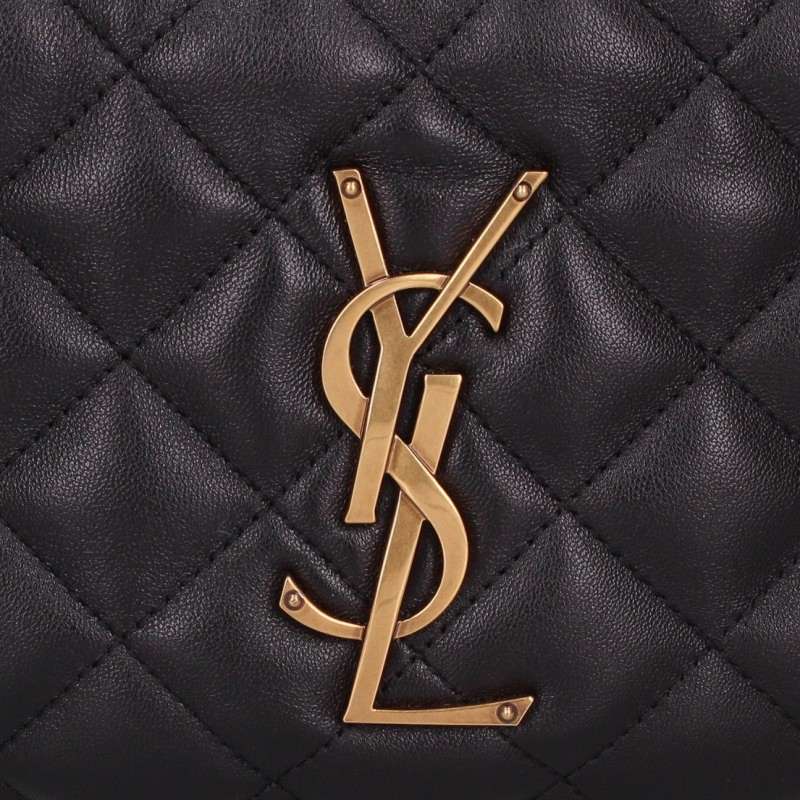SAINT LAURENT PARIS Ikarino Handbag Black Size ONE SIZE