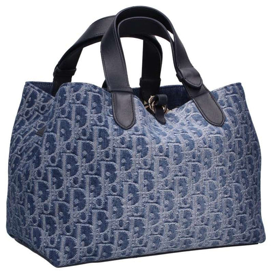 Christian Dior Toujours Oblique Jacquard Medium Bag Jeans