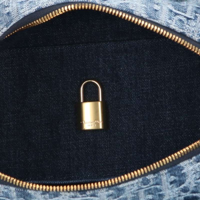 Christian Dior Groove Oblique Jacquard Handbag Jeans