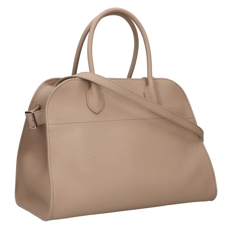 THEROW Soft Margaux 12 Grain Dark Taupe Handbag Size ONE SIZE