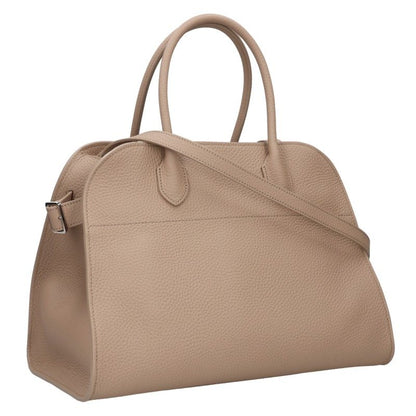 THEROW Soft Margaux 12 Grain Dark Taupe Handbag Size ONE SIZE