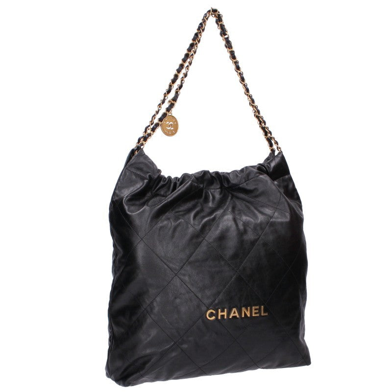 CHANEL Chanel 22 Large Calfskin Chain Bag Size ONE SIZE