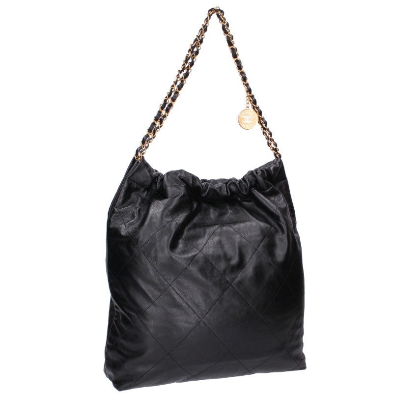 CHANEL Chanel 22 Large Calfskin Chain Bag Size ONE SIZE