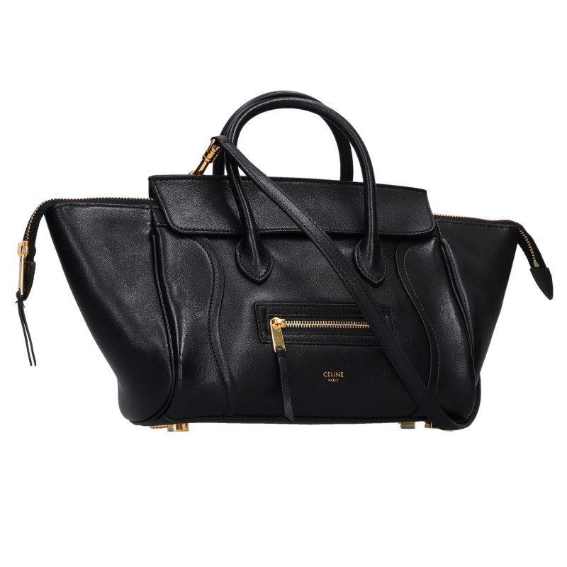 CELINE Little Luggage Lambskin Handbag