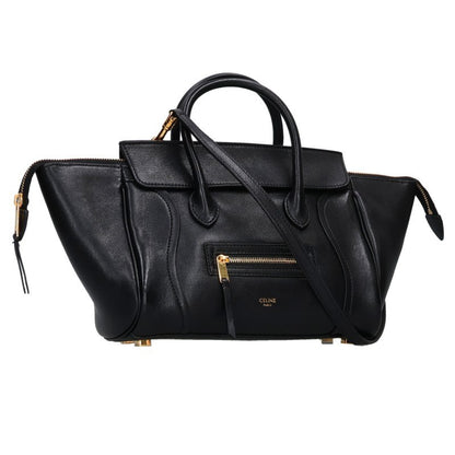 CELINE Little Luggage Lambskin Handbag