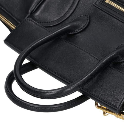 CELINE Little Luggage Lambskin Handbag