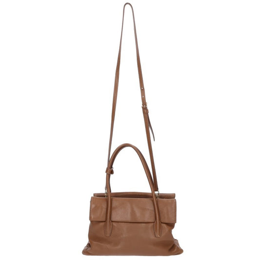 WAY Solitaire 2-Way Nappa Bag Brown