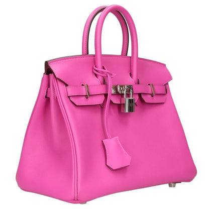 HERMES Birkin 25 Swift Magnolia Handle Bag Pink