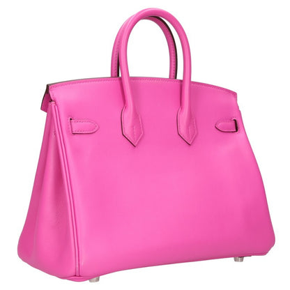 HERMES Birkin 25 Swift Magnolia Handle Bag Pink
