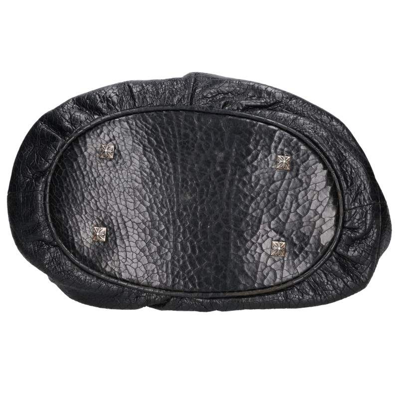 Chrome Hearts Crack Leather Handle Bag