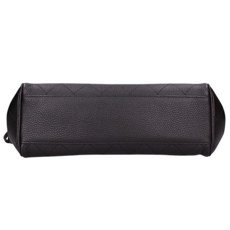 CHANEL Grained Calfskin Small Handle Bag