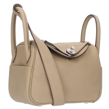 HERMES Lindy Mini Taurillon Clemence Shoulder Size ONE SIZE