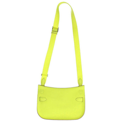 HERMES Jypsiere Mini Yellow/Silver Shoulder Size ONE SIZE