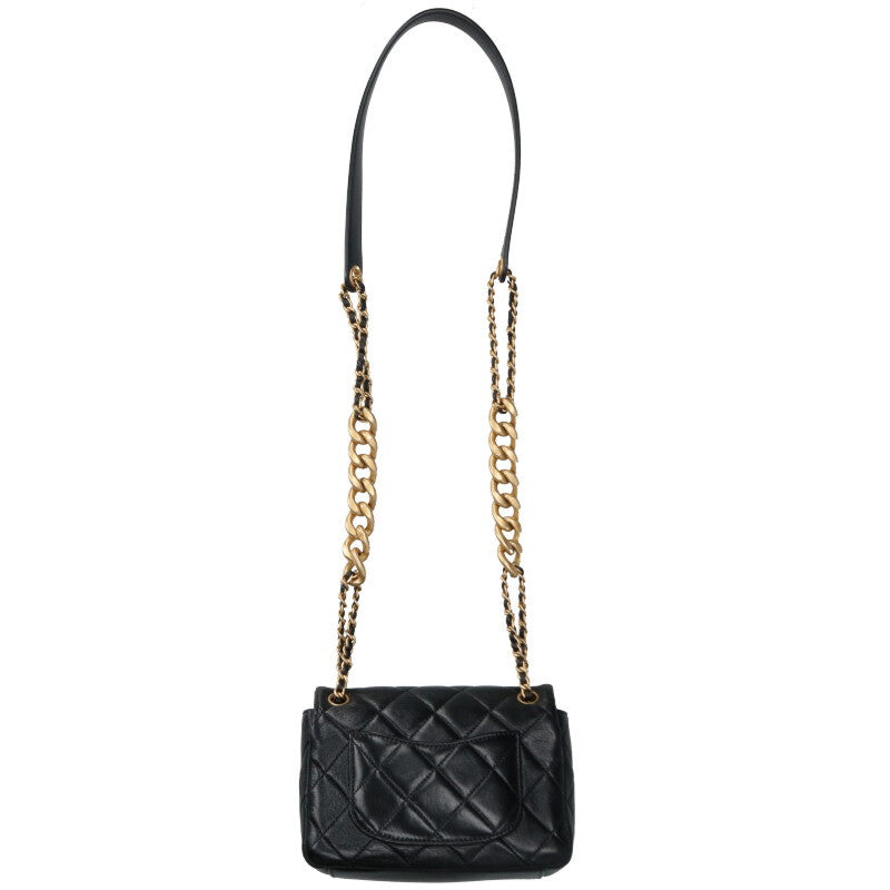 CHANEL Matelasse Coco Mark Flap Chain Bag Size ONE SIZE