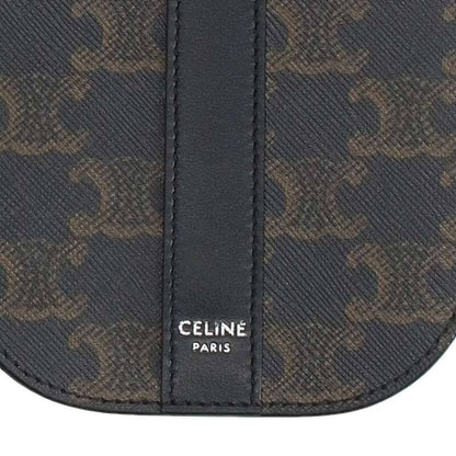 CELINE Triomphe Canvas Mobile Shoulder Pouch Size ONE SIZE