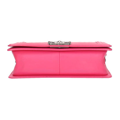 CHANEL Boy Chanel Coco Mark Quilted Shoulder Size ONE SIZE