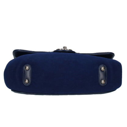 CHANEL Matelasse Lambskin Wool Chain Shoulder Size ONE SIZE