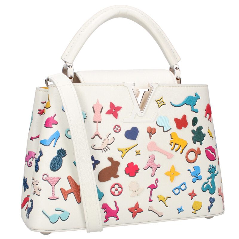 LOUISVUITTON Arty Capucines BB Vic Muniz Ltd Size ONE SIZE