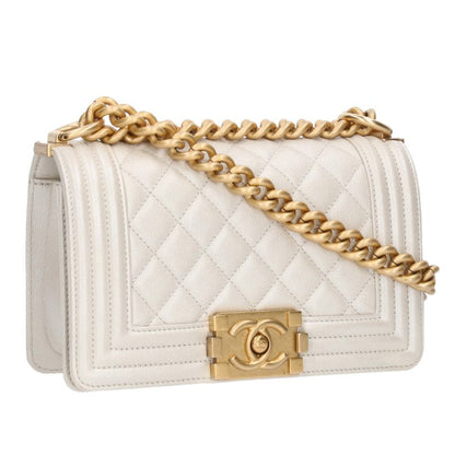 CHANEL Boy Chanel 20 Caviar Skin Flap Chain Size ONE SIZE