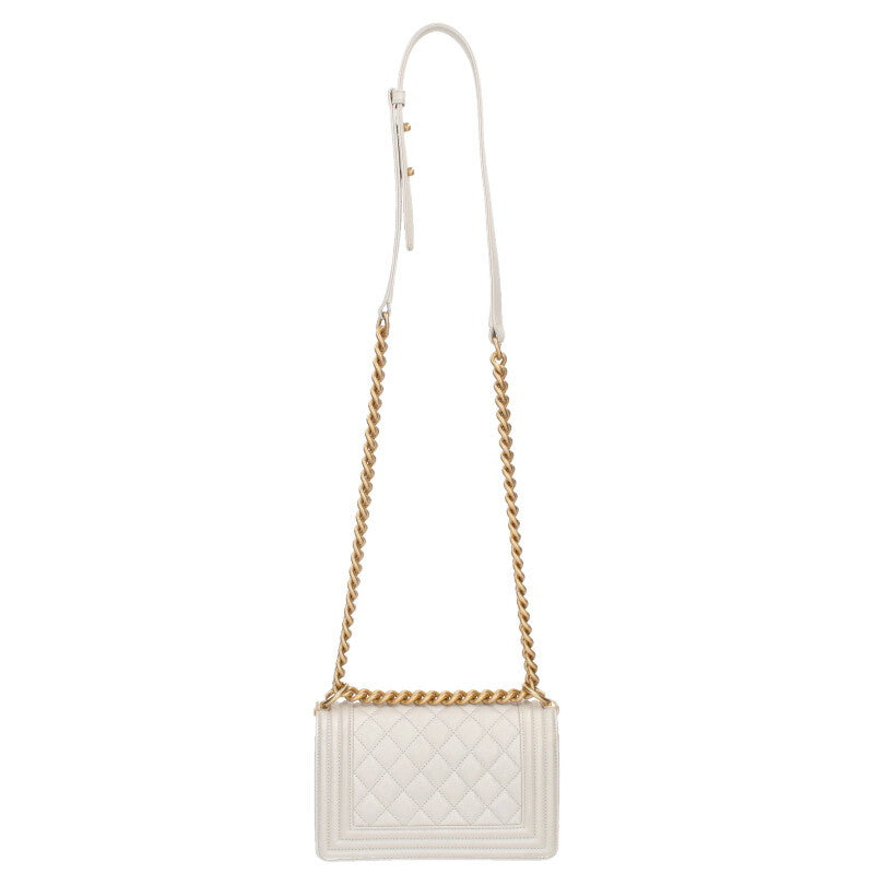 CHANEL Boy Chanel 20 Caviar Skin Flap Chain Size ONE SIZE