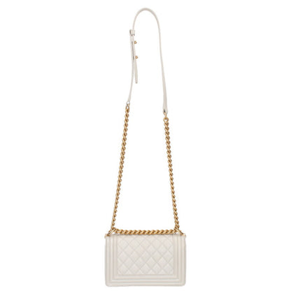 CHANEL Boy Chanel 20 Caviar Skin Flap Chain Size ONE SIZE