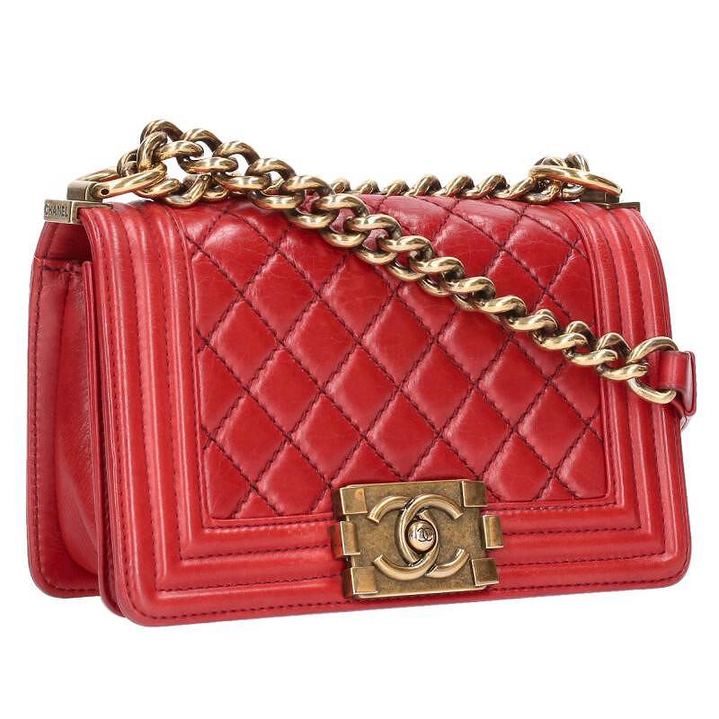 CHANEL Boy Chanel 20 Lambskin Chain Shoulder Size ONE SIZE