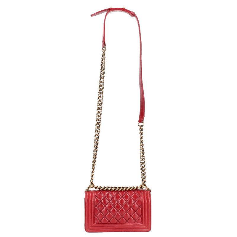 CHANEL Boy Chanel 20 Lambskin Chain Shoulder Size ONE SIZE